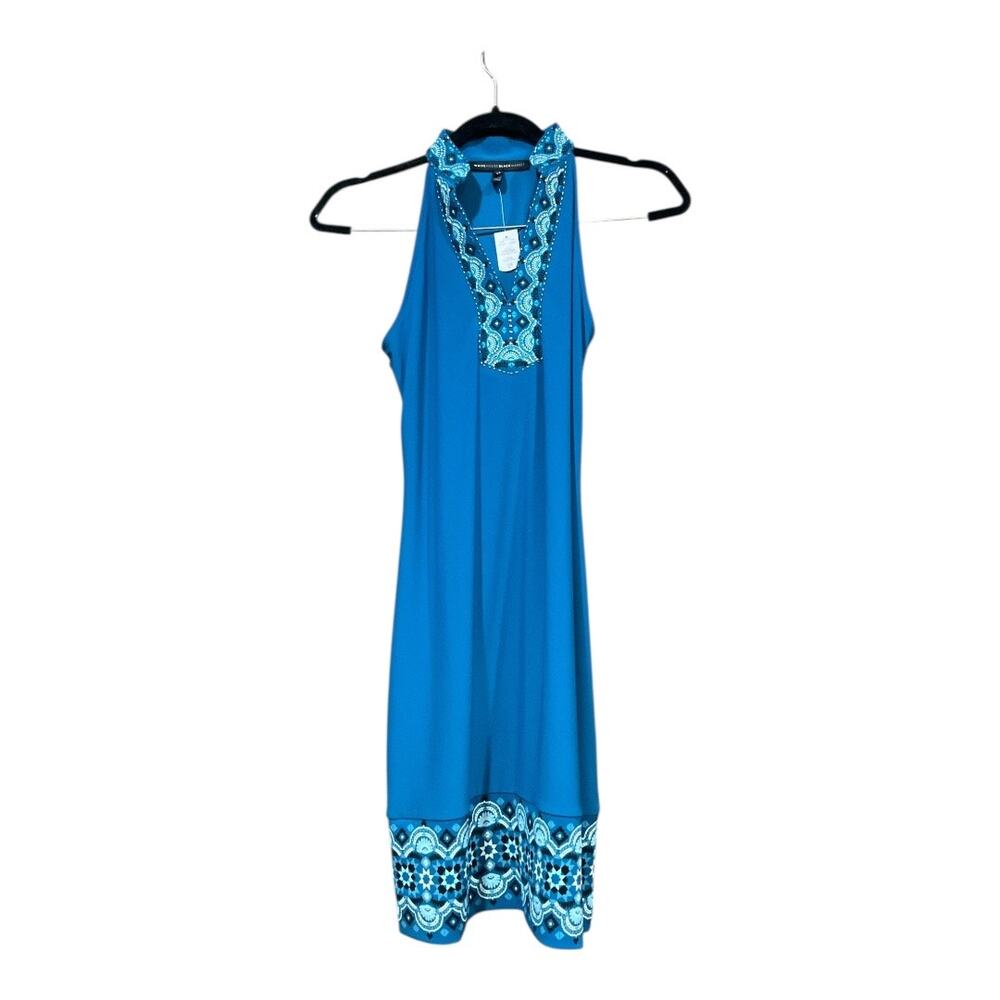 White House Black Market Dress Women XS Blue NWT
